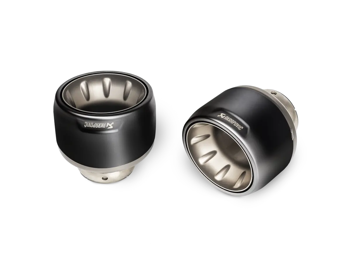 Akrapovic Porsche 718 Cayman Gt4 / Spyder - Opf/Gpf 2020 Tail Pipe Set (Titanium) - Black,Tp-T/S/28 1