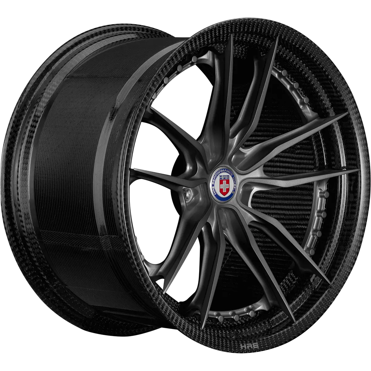 Hre Forged 2-Piece Crbn™ Series Carbon Fiber Forged Hx104 1
