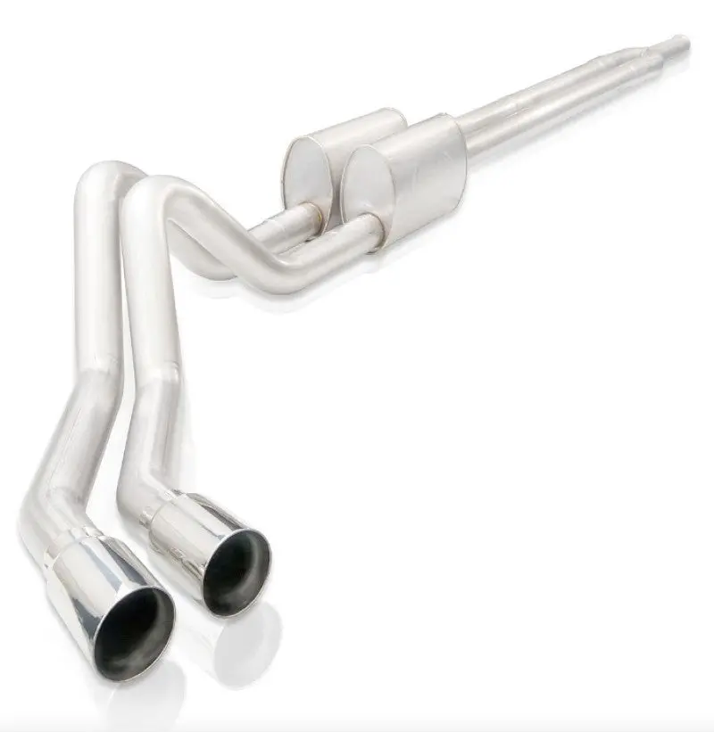 Stainless Works Redline Cat-Back Exhaust System For 2019+ Chevrolet Silverado 5.3L (3-Inch, Dual Polished Tips) 1