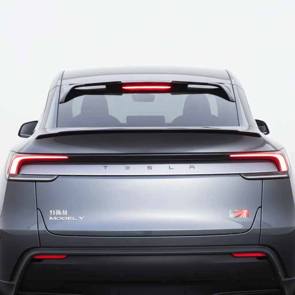 Abs Rear Roof Spoiler For Tesla Model Y Juniper 2025+ | Tesery 1
