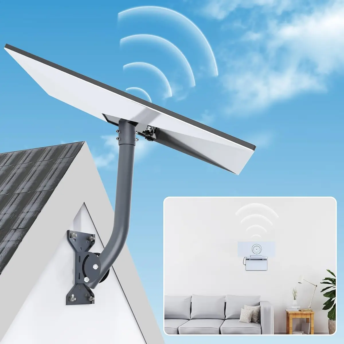 Adjustable Roof Wall Mount Kit V4 For Starlink Gen3 1