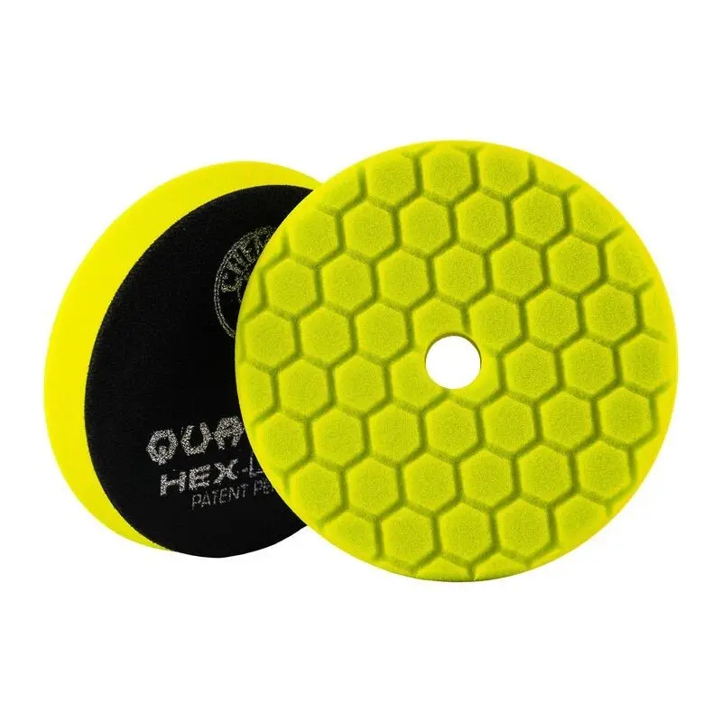 Chemical Guys Hex-Logic Quantum Heavy-Cutting Foam Pad — Yellow, 5.5-Inch Diameter (Part P12) 1