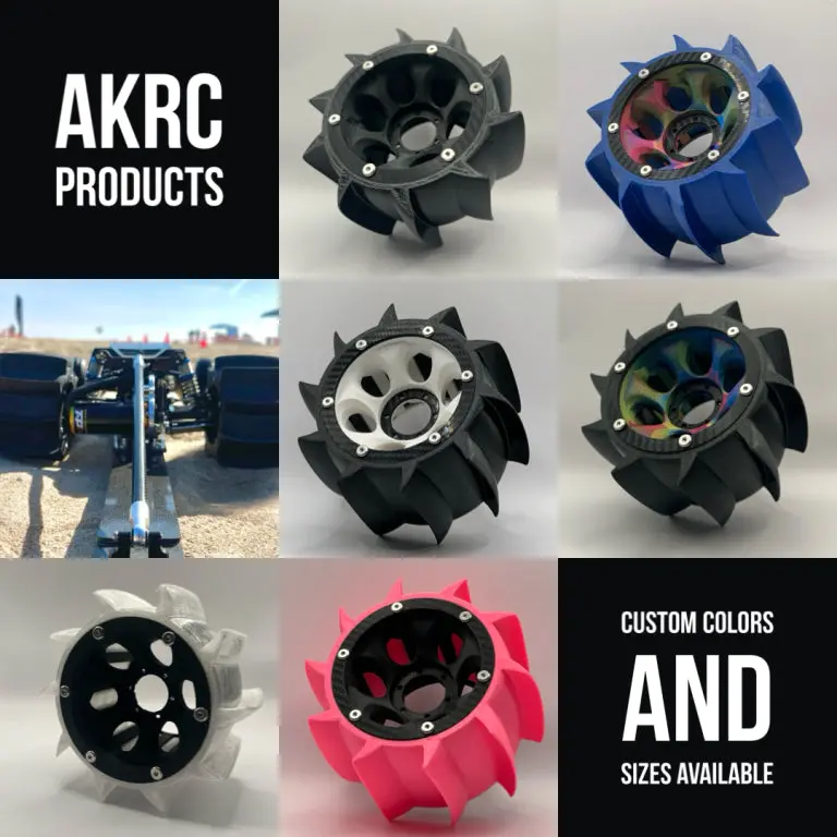 Akrc V1 Paddle Tire(Black)(Pair) 1