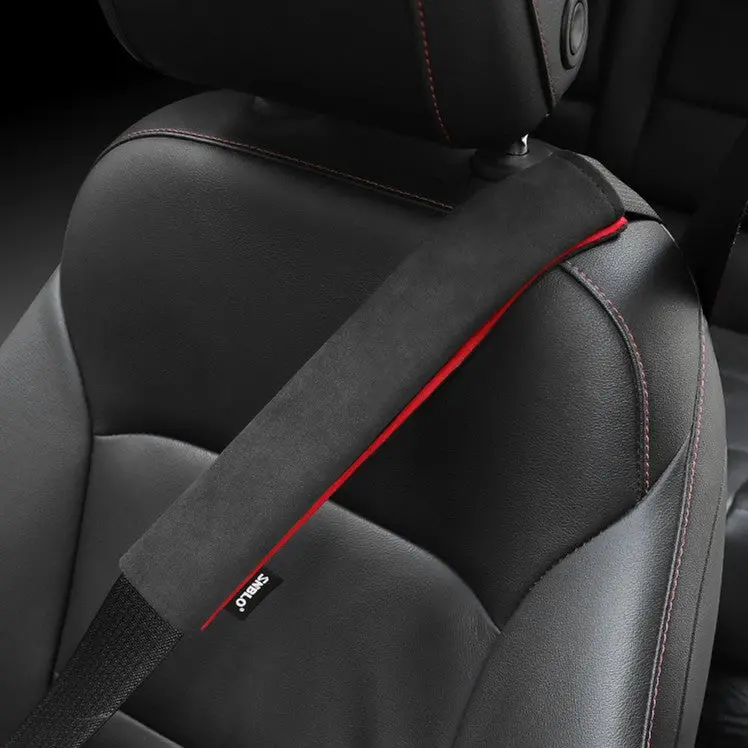 Alcantara Seat Belt Cover For Tesla Model 3/S/X/Y 1
