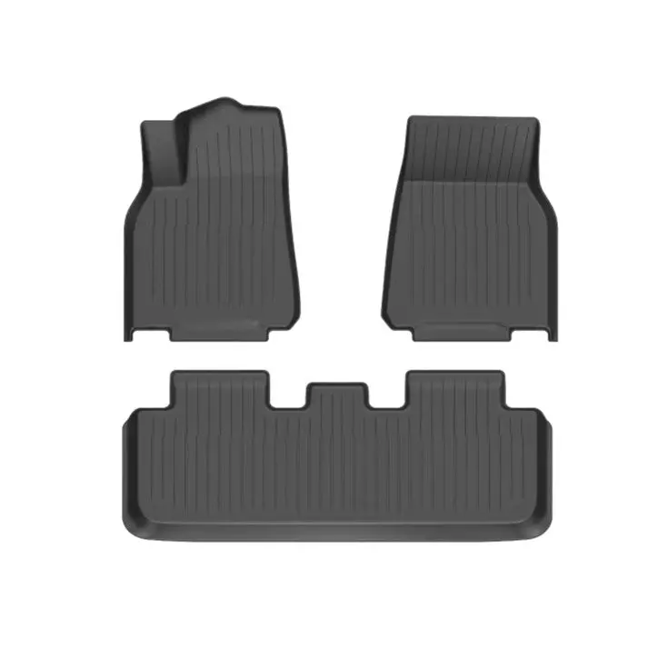 All-Weather Tpe Floor Mats For Tesla Model Y Standard (Lhd) 1
