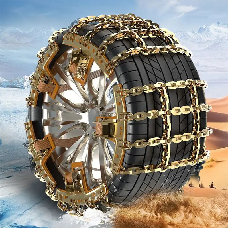 Anti-Slip Snow Chains Nine Grid For Model Y/3/X/S | Clearance Sale 1