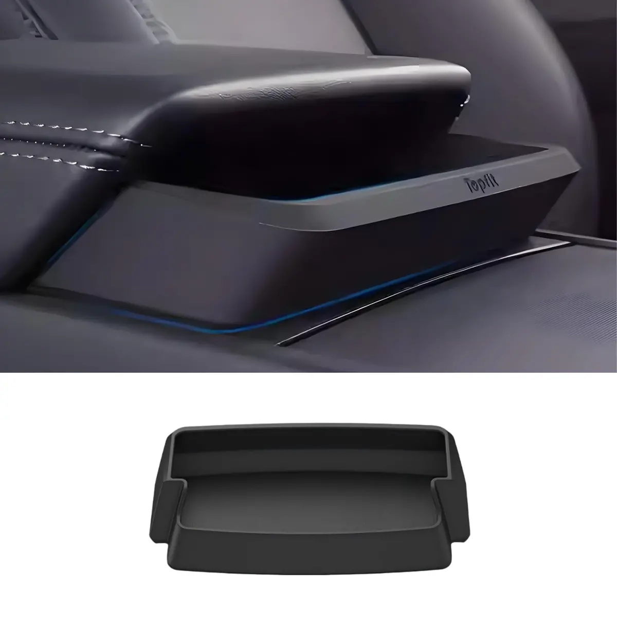 Armrest Sunglasses Organizer For Model 3 Highland / Model Y Juniper 1