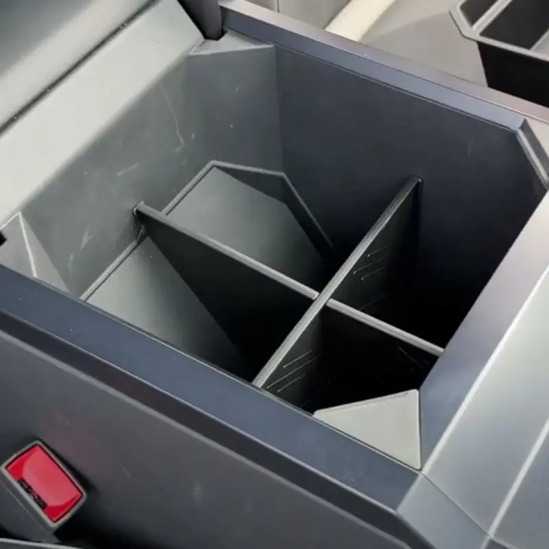 Armrest Storage Box Divider For Cybertruck 1