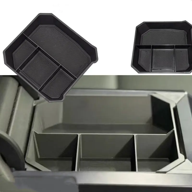 Armrest Storage Box Upper And Lower For Cybertruck 1