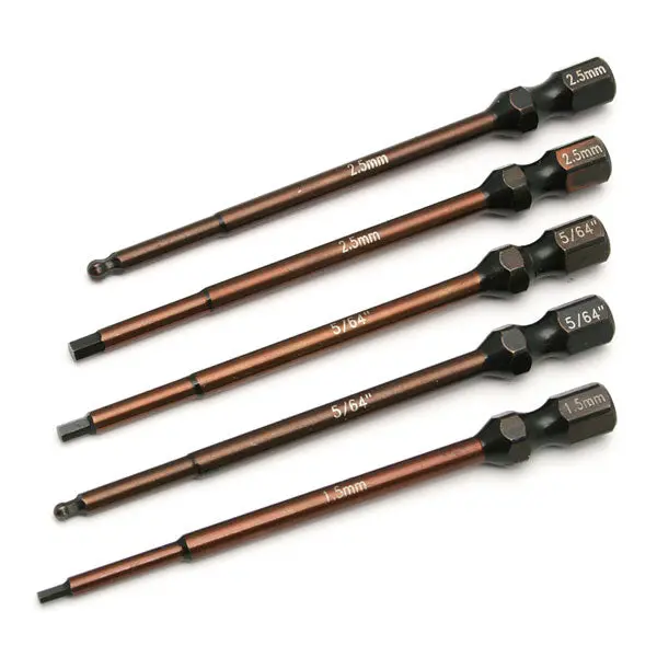 1674 Ft 5-Pc Metrix Hex Bit Set, 1/4In Drive 1