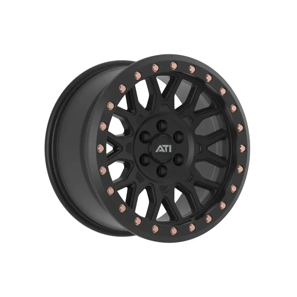 At-01 Hybrid Beadlock Black 17X8.5 Wheels 1
