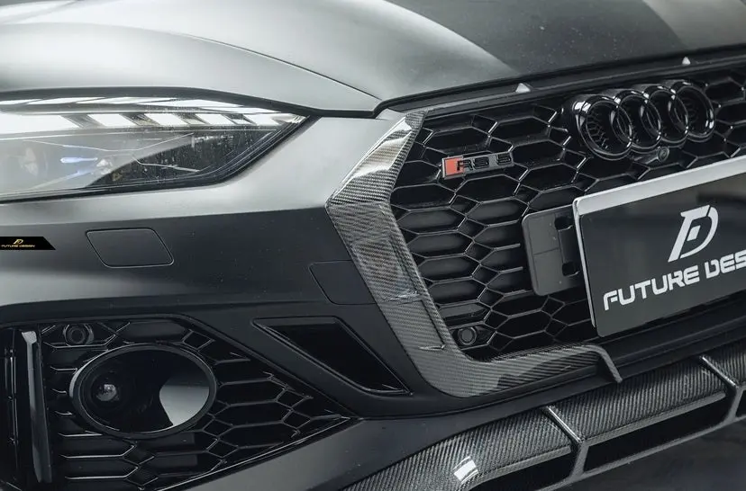 Future Design Carbon Fiber Front Grille For Audi Rs5 S5 A5 B9 B9.5 2017+ 1