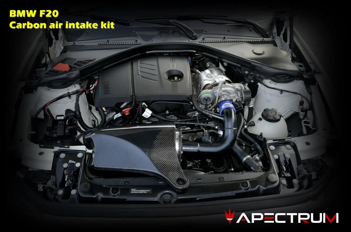 Apectrum Performance Carbon Fiber Cold Air Intake System For Bmw F20 1-Series 1