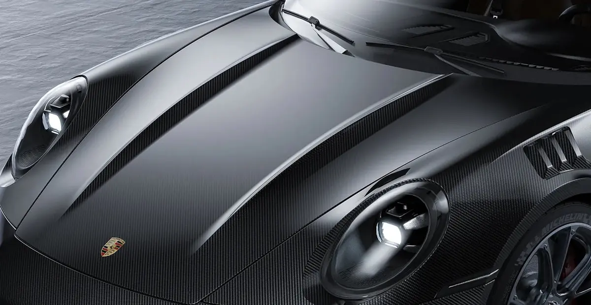 Paktechz Dry Carbon Fiber Front Hood Bonnet For Porsche 911 992 C2s / C4s / Gt3 / Gts / Turbo 2018+ 1
