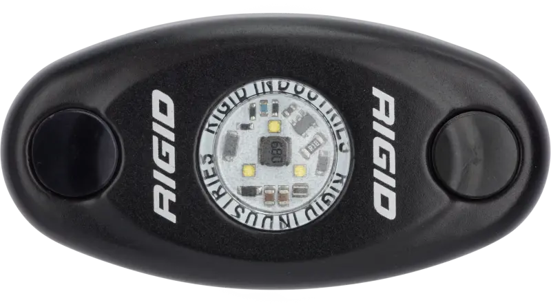 Rigid Industries A-Series Led Light — Black Housing, Low-Intensity Output, Warm White Color Temperature 1