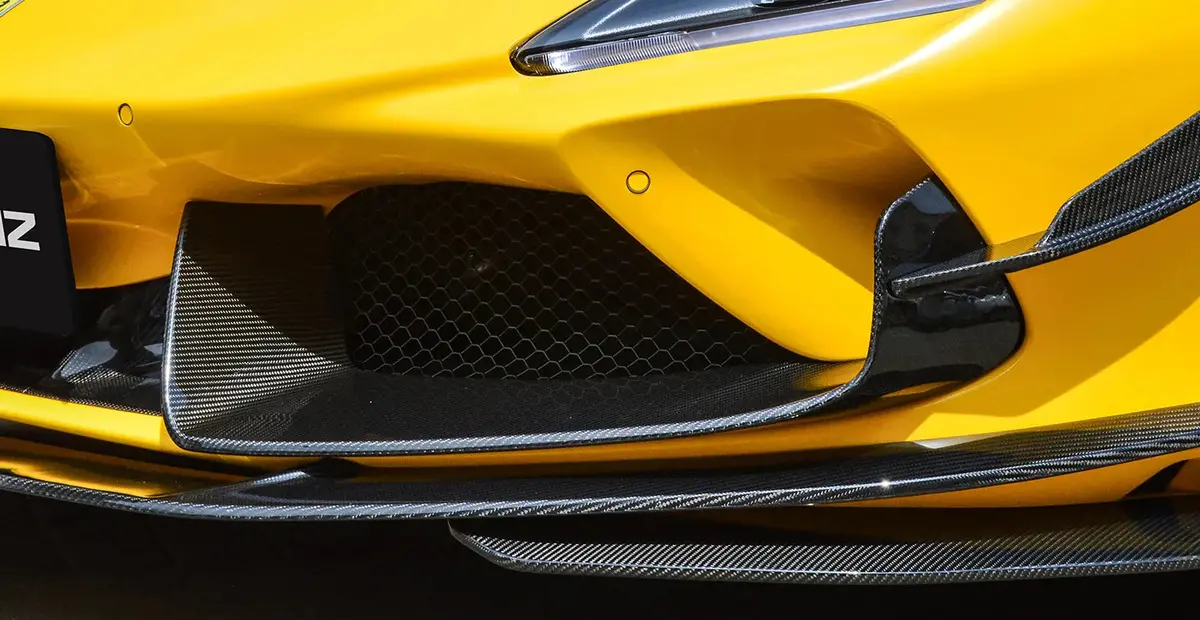 Paktechz Carbon Fiber Front Intake Trim For Ferrari F8 Tributo / Spider 1