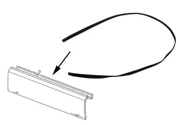 Sliding Door Track Beading - Kombi 1967 To 1979 1