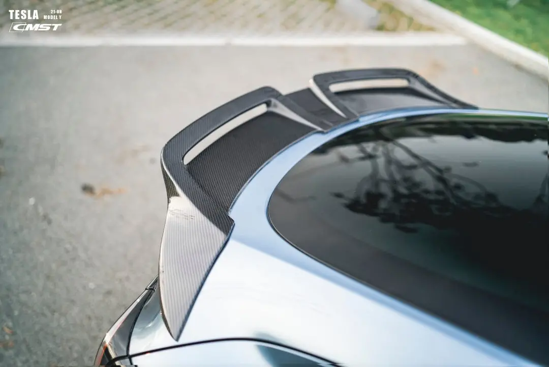 Cmst Tesla Model Y Ver. 3 Carbon Fiber Rear Trunk Spoiler 1