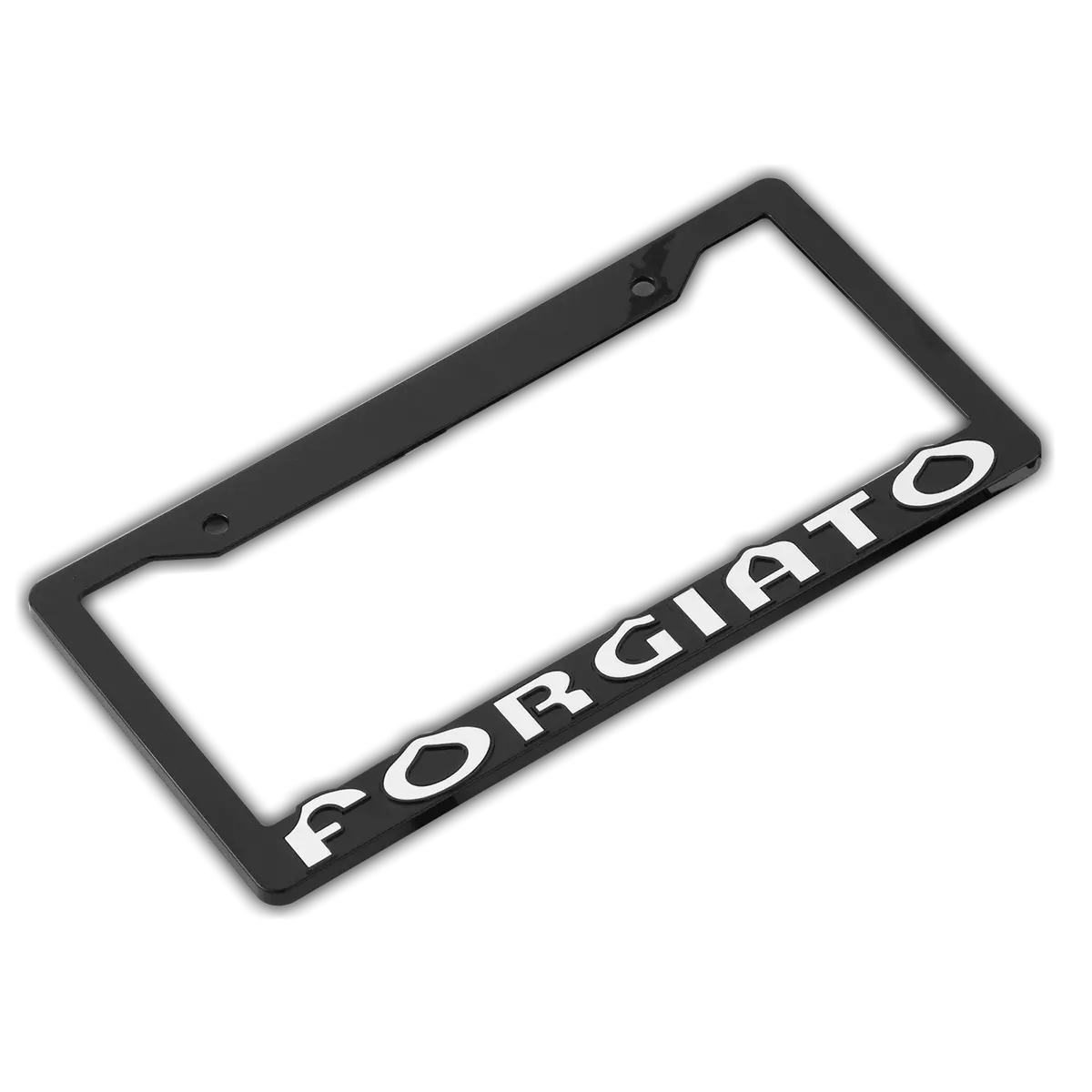 License Plate Frame In Black 1