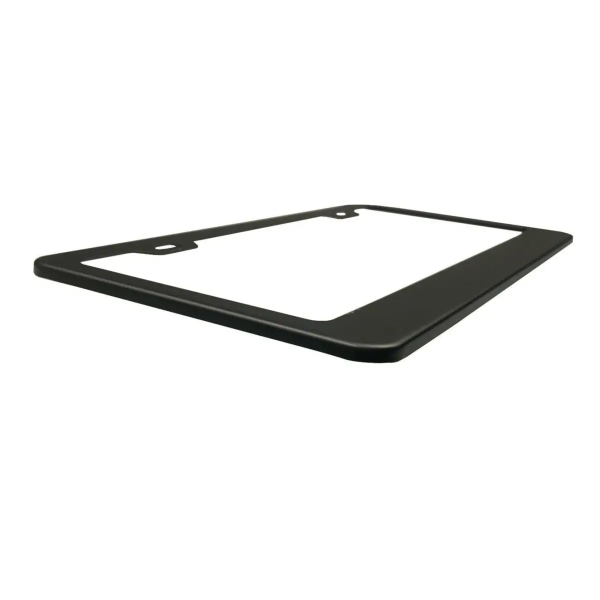 Black License Plate Frame For Tesla (2Pcs) 1