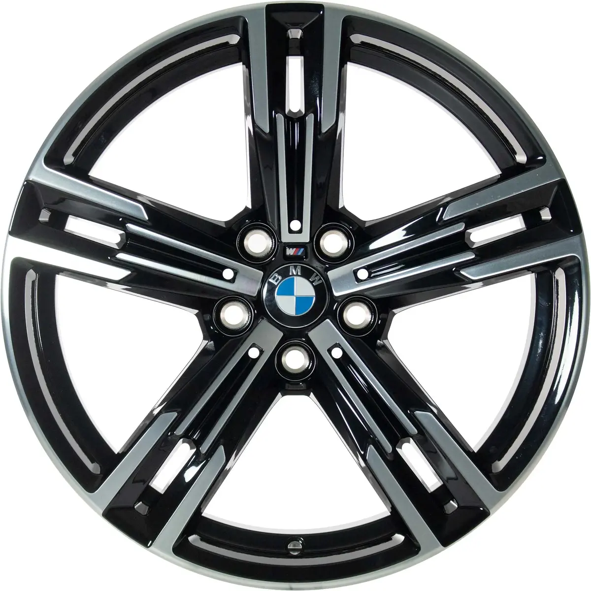 18” Bmw 3-Series G20 Oe 848M M Performance 5-Spoke Bicolor Wheels 1