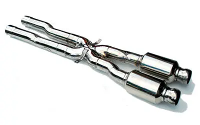 Fabspeed Bmw E9x M3 High-Flow Sportcats & X-Pipe With Resonators 1