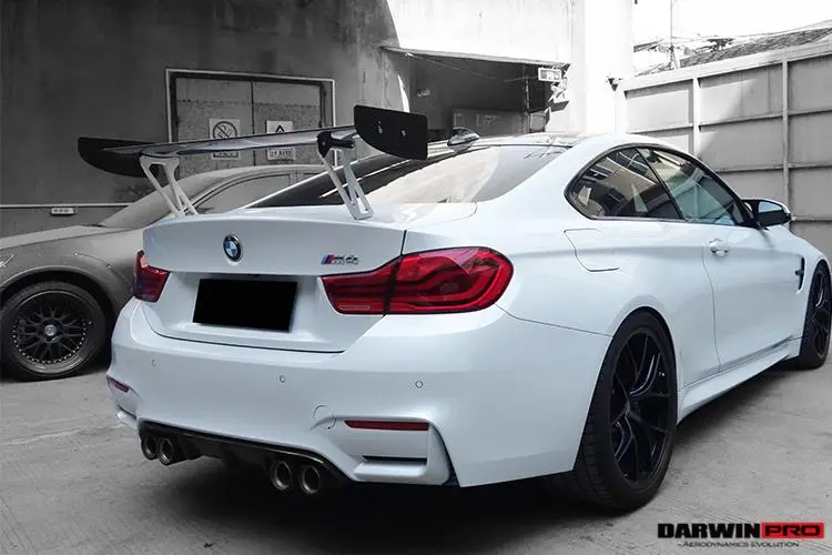 Darwinpro 2014-2018 Bmw M4 Gts2 Style Carbon Fiber Trunk Spoiler 1