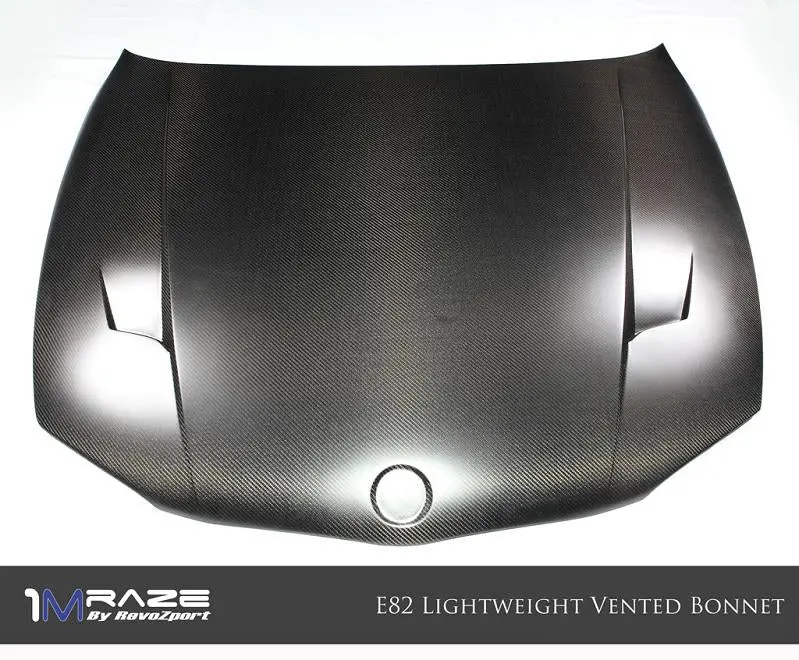 Revozport Bmw E82 1M Raze Dry Carbon Fiber Lightweight Front Hood Bonnet 1