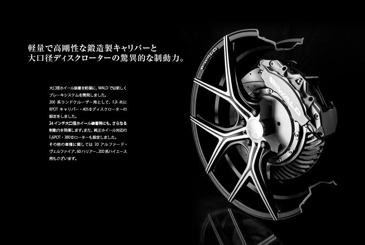 Wald Forged 8 Pot High Performance Brake System 6