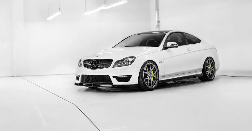 Vorsteiner W204 C63 Amg Coupe Front Lip Spoiler 1