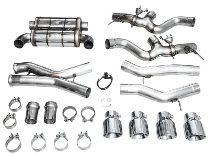 Awe Tuning Bmw G87 M2 Switchpath Edition Exhaust - Chrome Silver Tips 1