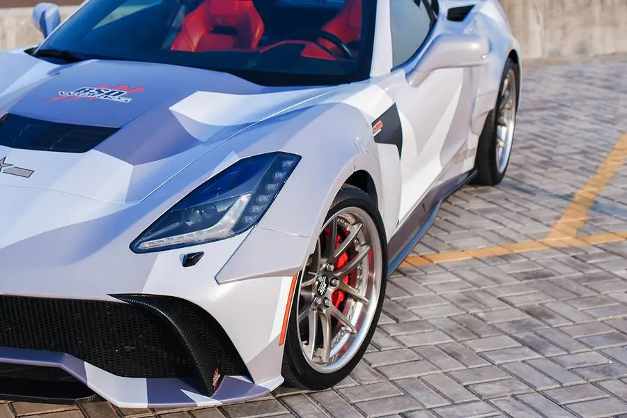 Carbonado 2013-2019 Corvette C7 Apr Style Carbon Fiber Side Skirts 1