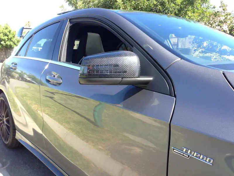 Mercedes-Benz Cla-Class W117 Carbon Fiber Mirror Trim 1