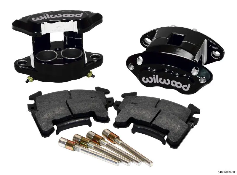 Wilwood D154 Black Front Brake Caliper Kit – Dual 1.62In Pistons, Fits 1.04In Rotors 1