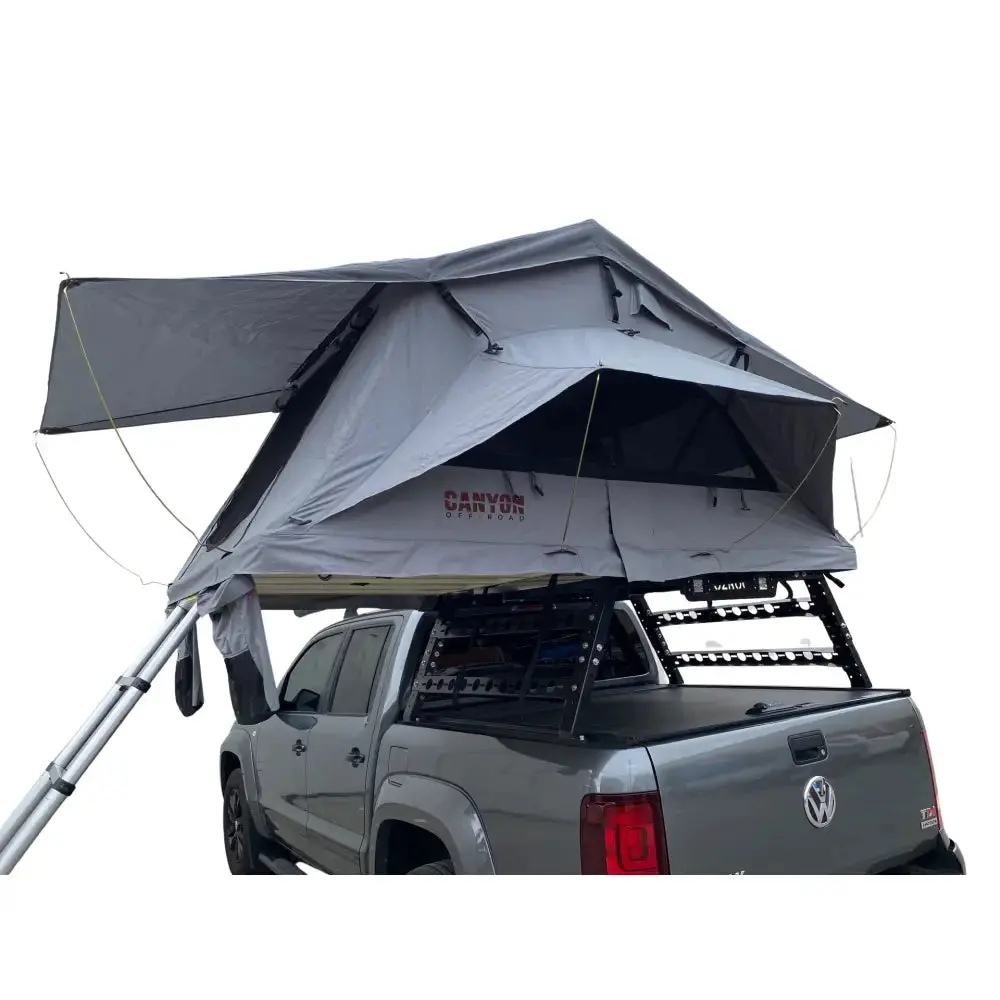 Canyon Off-Road 2 Person Soft Shell Rooftop Tent - Short Panorama (Can-100-P) 1