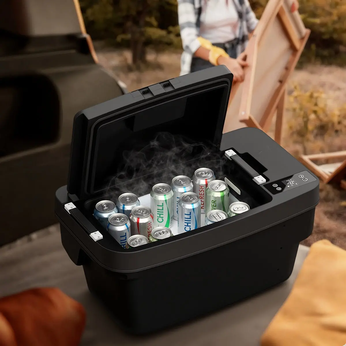 Car Refrigerator In Trunk For Model 3/Y | Tesery 1
