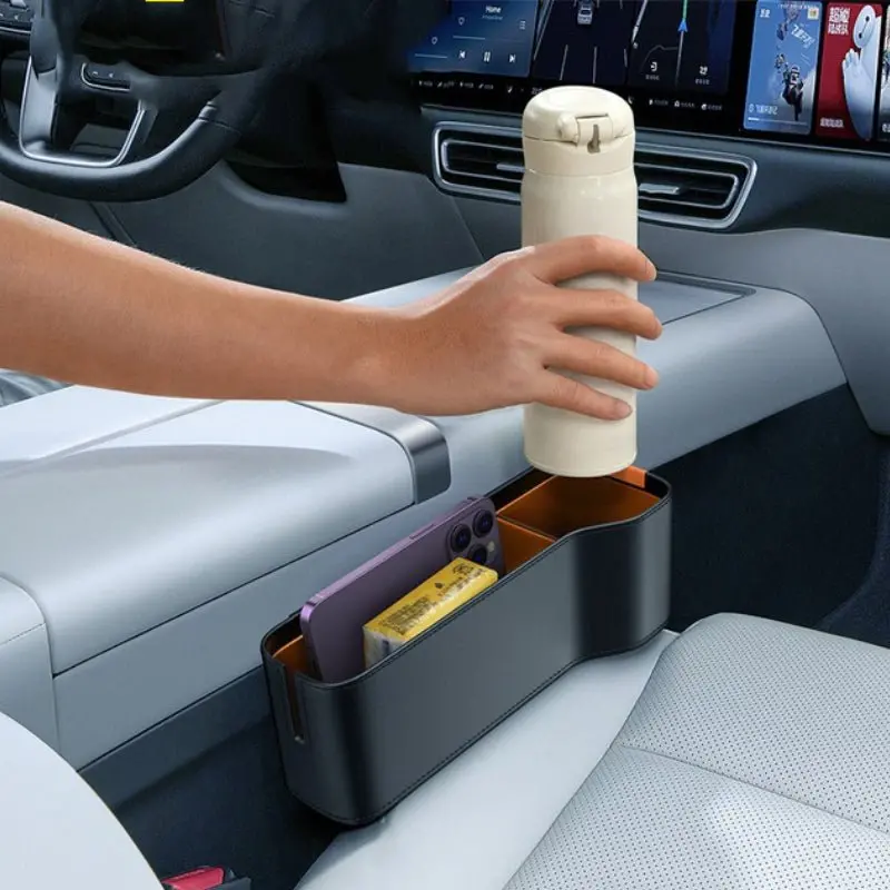 Seat Gap Filler For Tesla | Universal Fit | 3 Styles | Premium Leather & Cotton 1