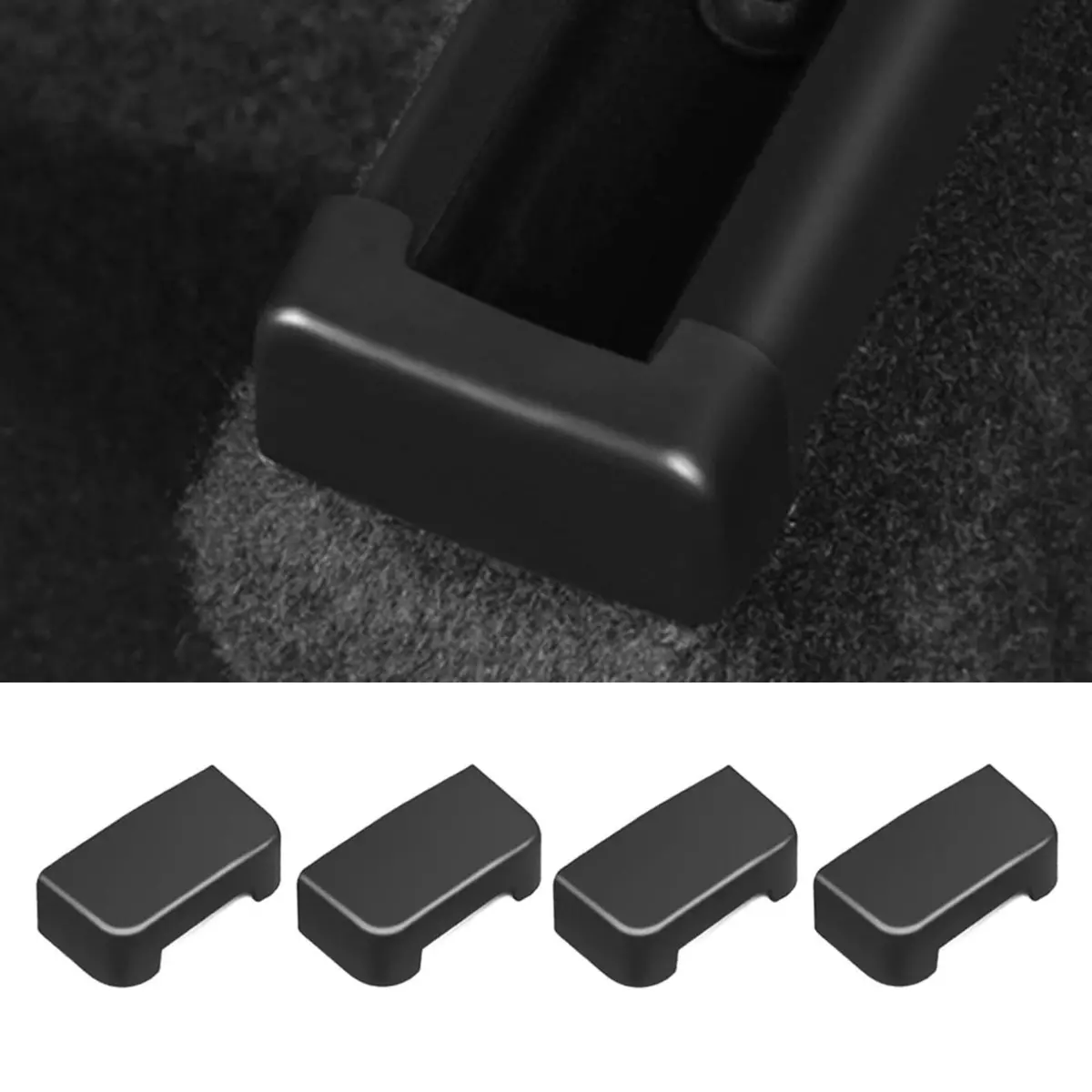 Car Slide Rails Anti-Kick Plug For Model Y & Model 3 Highland (4Pcs) 1