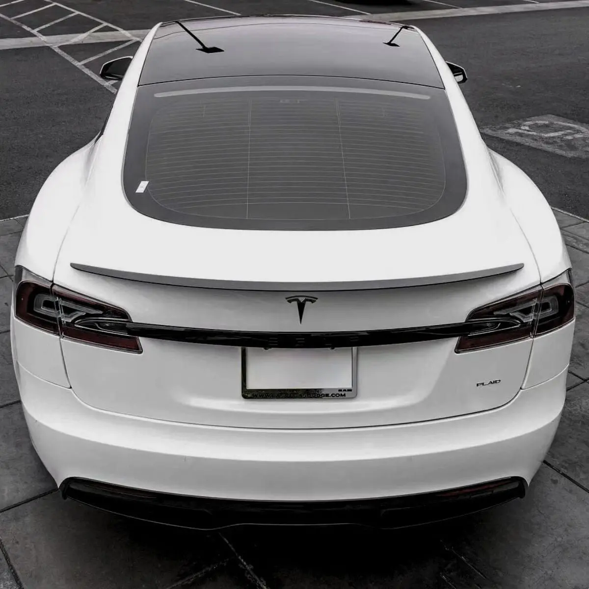 Carbon Fiber Spoiler Performance Oem Style For Tesla Model S 2014+ 1