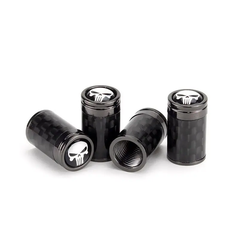 Carbon Fibre Car Wheel Tire Valve Stem Cap For Tesla Model3/Y/X/S（4Pcs） 1