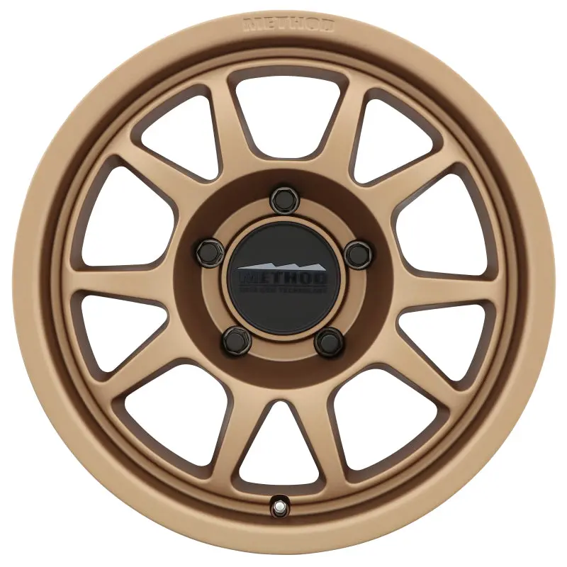 16X8 Method Mr702 Bronze Wheel With 0Mm Offset & 5X114.3Mm Bolt Pattern 1