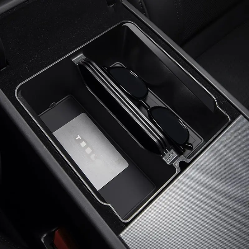 Center Armrest Storage Box For Tesla Model 3 Highland & Model Y Juniper 1
