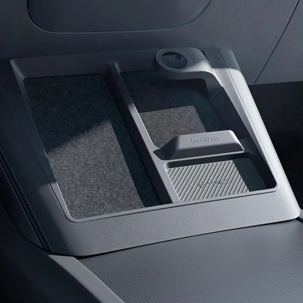 3-In-1 Wireless Charging Anti-Slip Organizer For Model 3 Highland / Model Y Juniper | Tesery 1