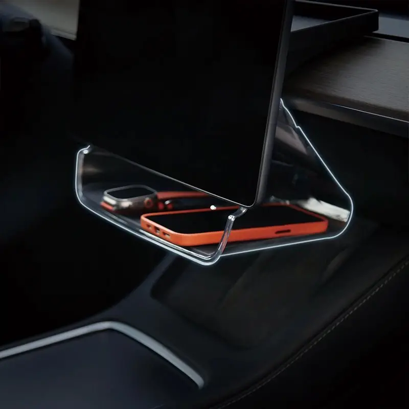 Center Console Organizer Under Screen Storage For Tesla Model 3 & Model Y 1