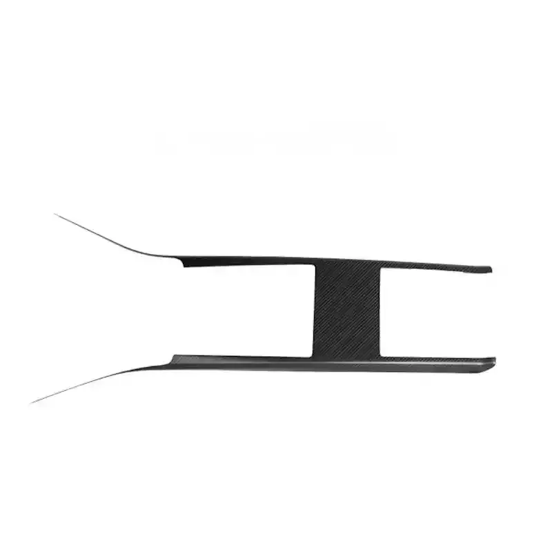 Center Console Side Trim Dry Carbon Fiber Overlay For Model S/X 2021+ 3