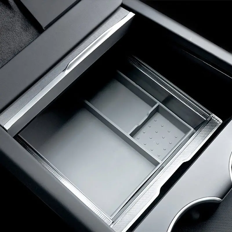 Centre Front Storage Box For Model 3 Highland / Model Y Juniper 1