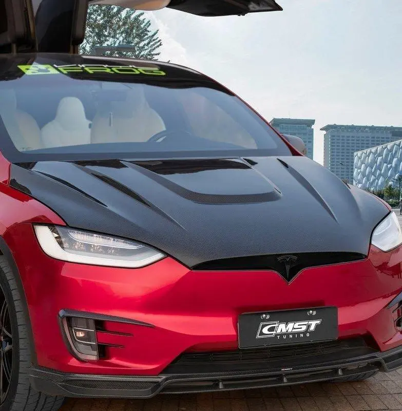 Cmst Tuning Carbon Fiber Front Hood / Bonnet For Tesla Model X 2016-2021 1