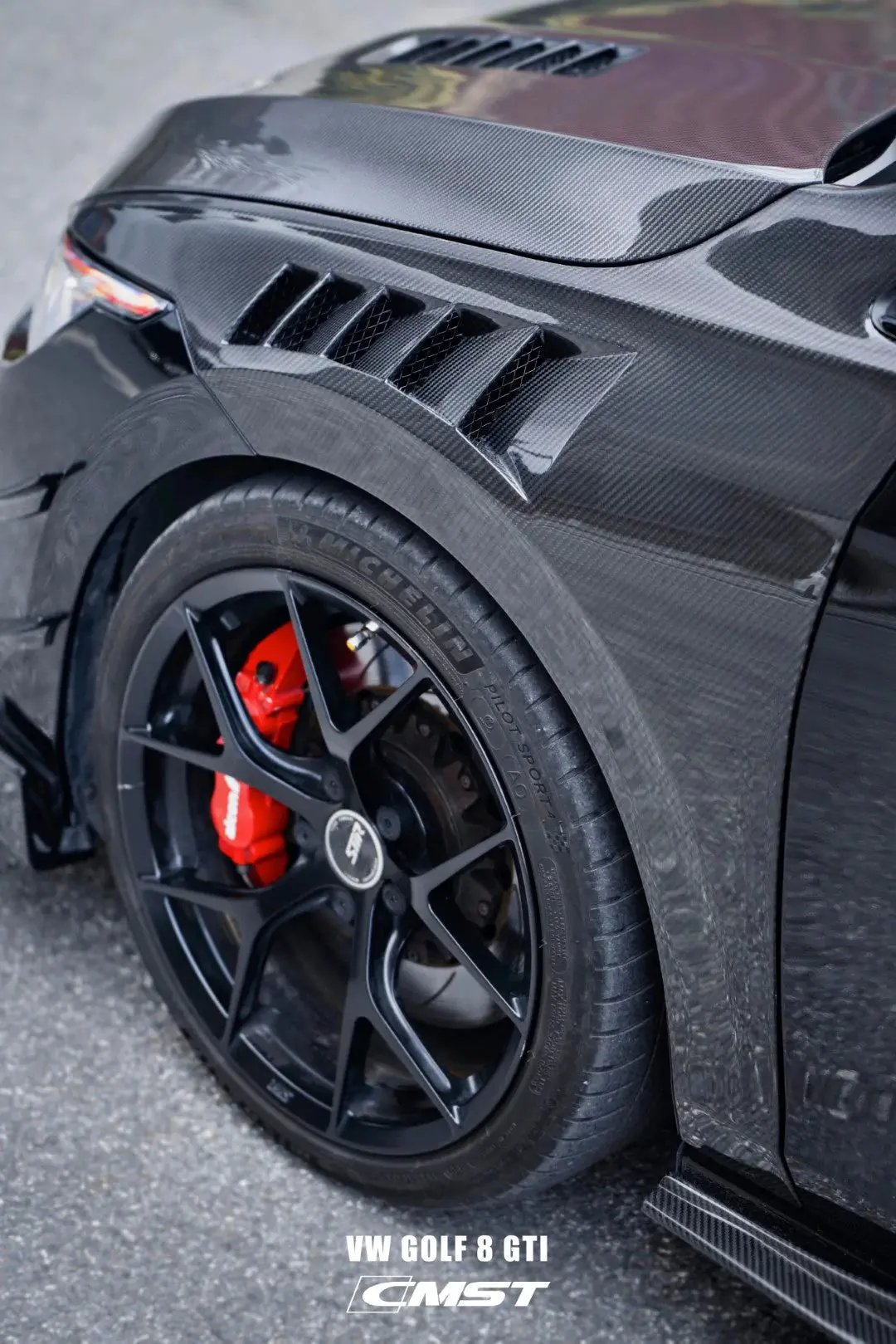 Cmst Tuning Carbon Fiber Front Fenders For Volkswagen Gti & Golf R Mk8 1