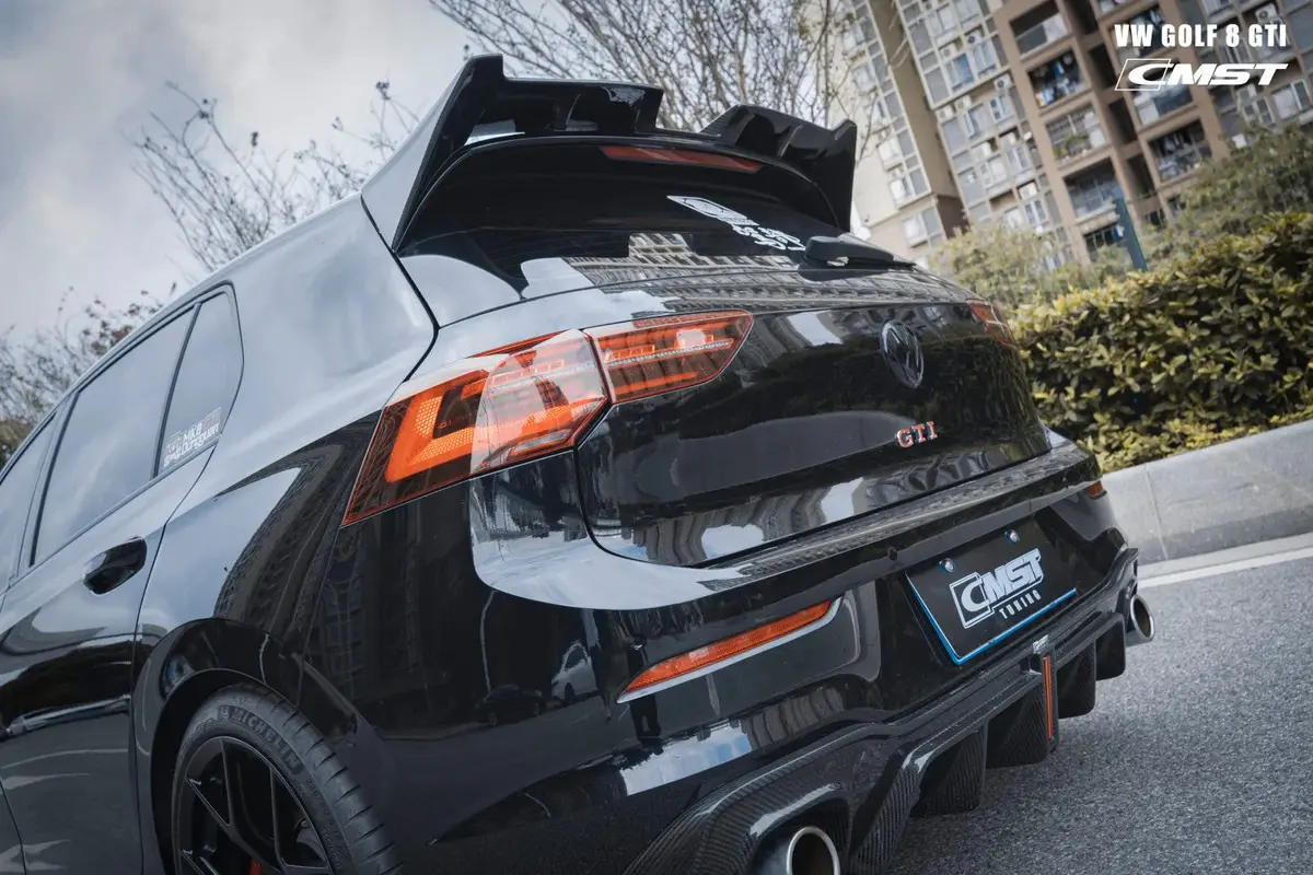 Cmst Tuning Carbon Fiber Rear Roof Spoiler For Volkswagen Gti & Golf R Mk8 1