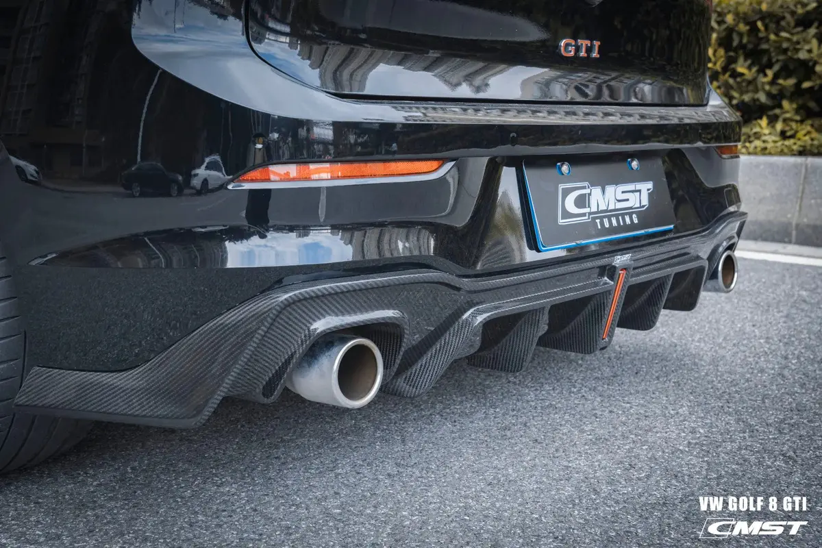 Cmst Tuning Carbon Fiber Rear Diffuser For Volkswagen Gti Mk8 1